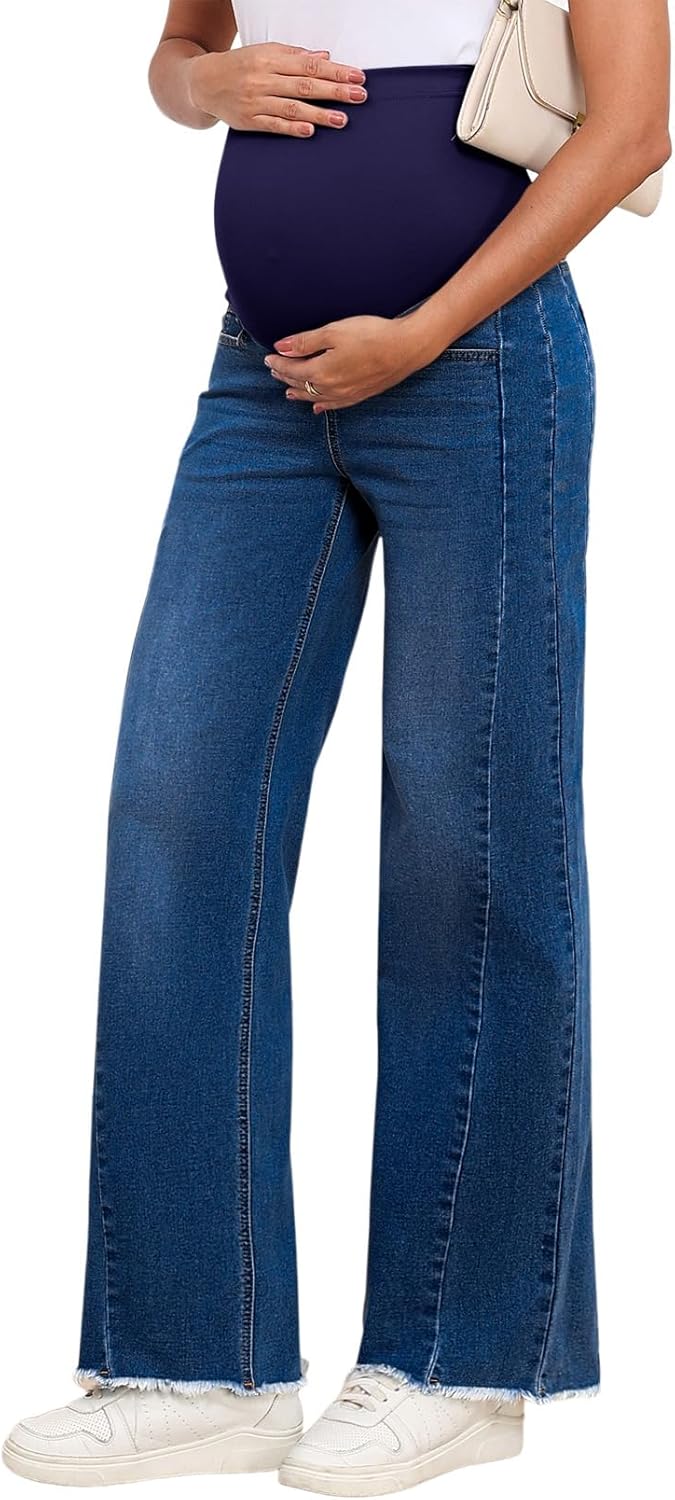 BLENCOT Maternity Jeans for Women - Stylish and Comfortable Fit