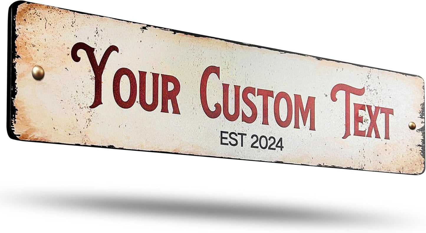 Custom Wooden Wall Sign for Personalized Rustic Decor Needs