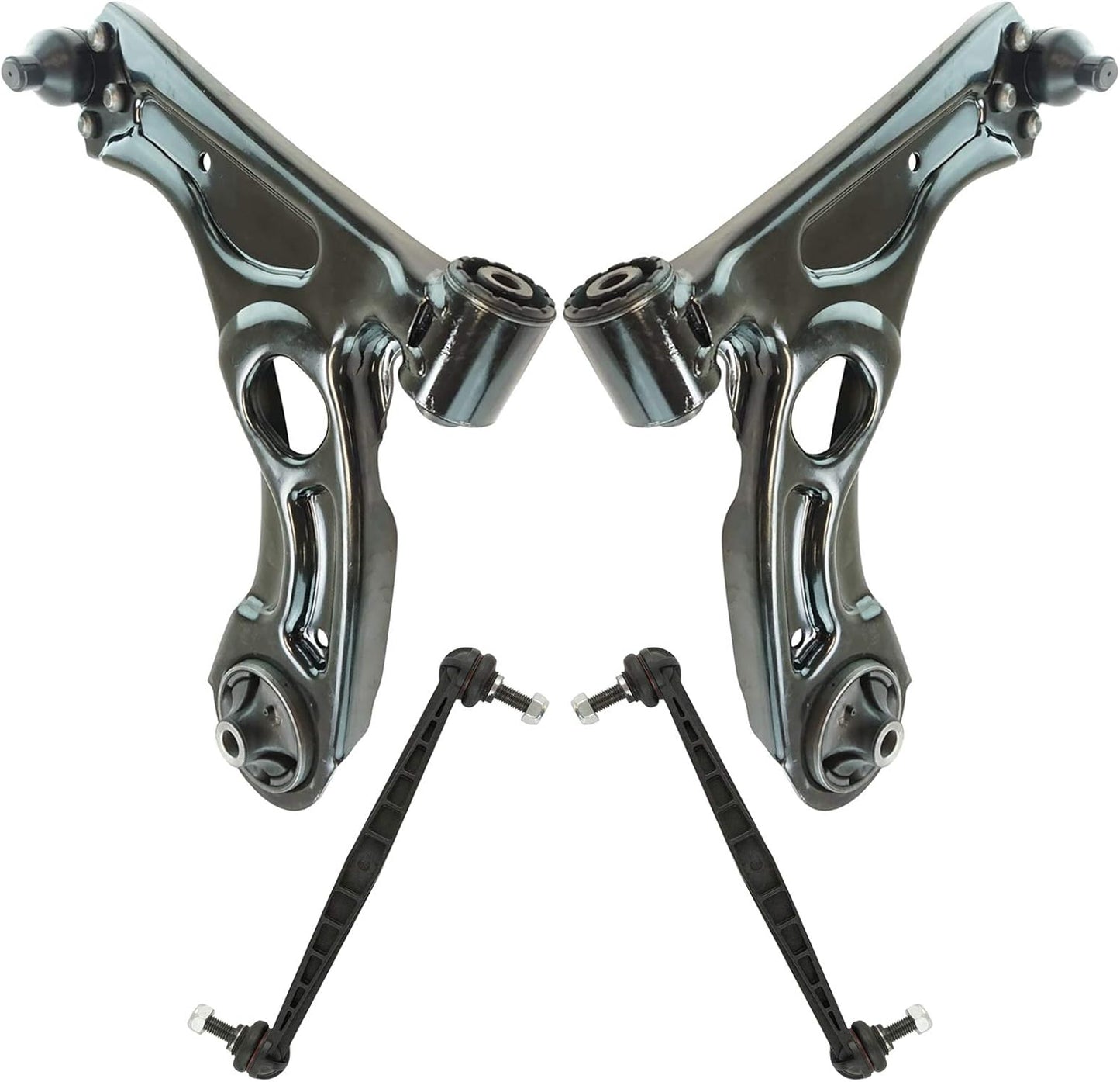 TRQ Front Suspension Kit Control Arm with Ball Joint for Sonic