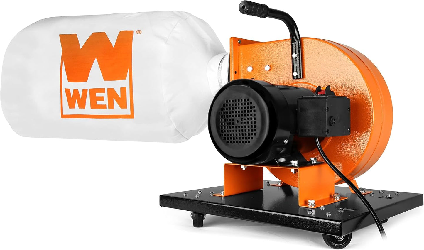 WEN Woodworking Dust Collector with 7.4-Amp Induction Motor