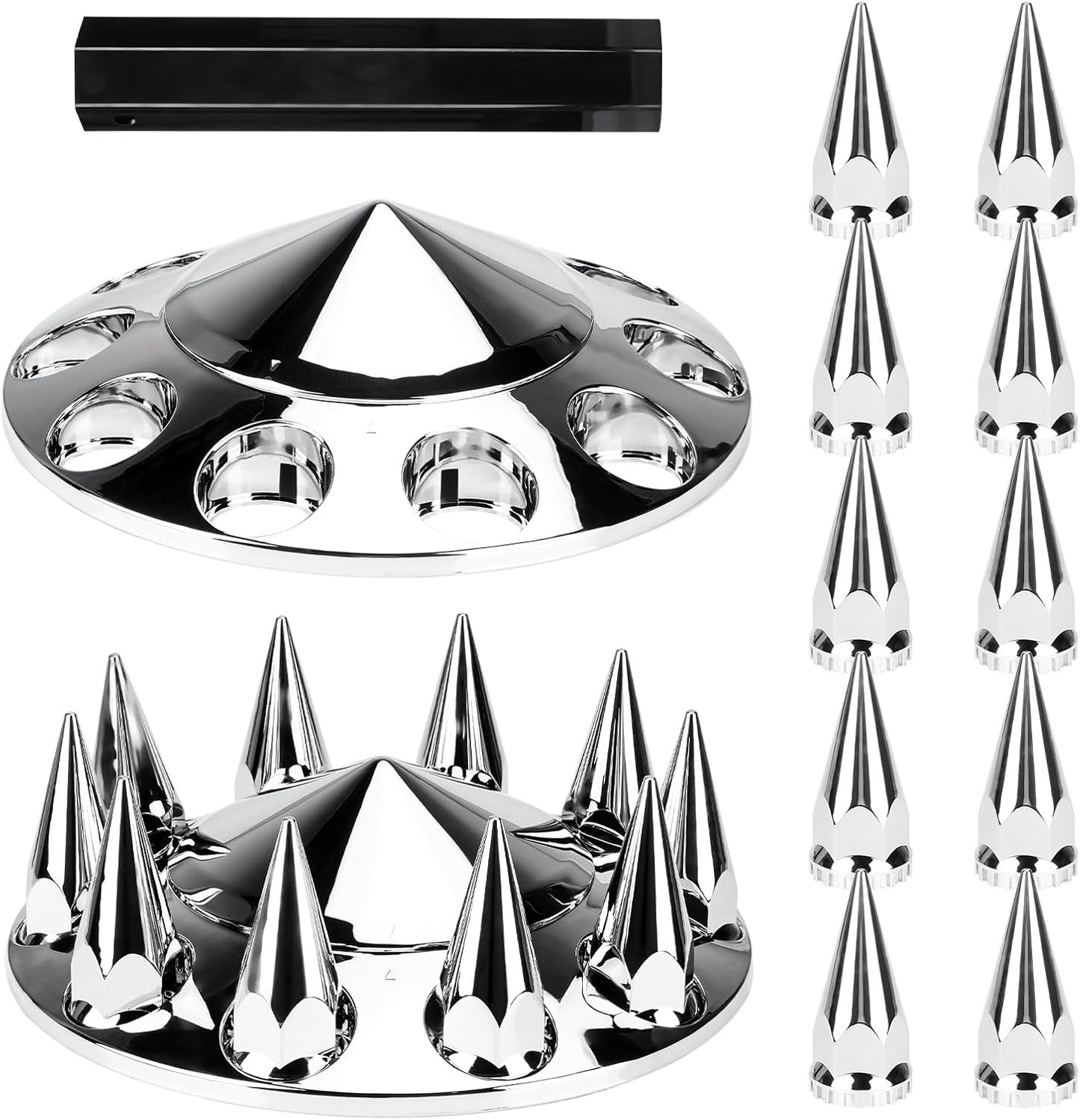 AEagle Spike Front Axle Cover Combo Kits for Semi Trucks