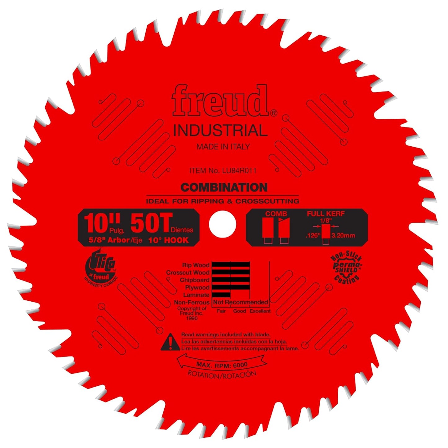 Freud Combination Saw Blade with Premium TiCo Hi-Density Carbide