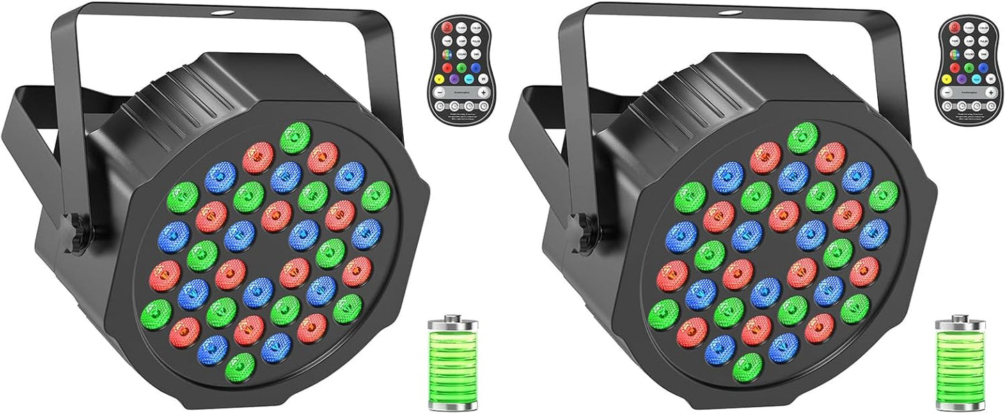 36 LED Par Light Uplights for Events and Performances
