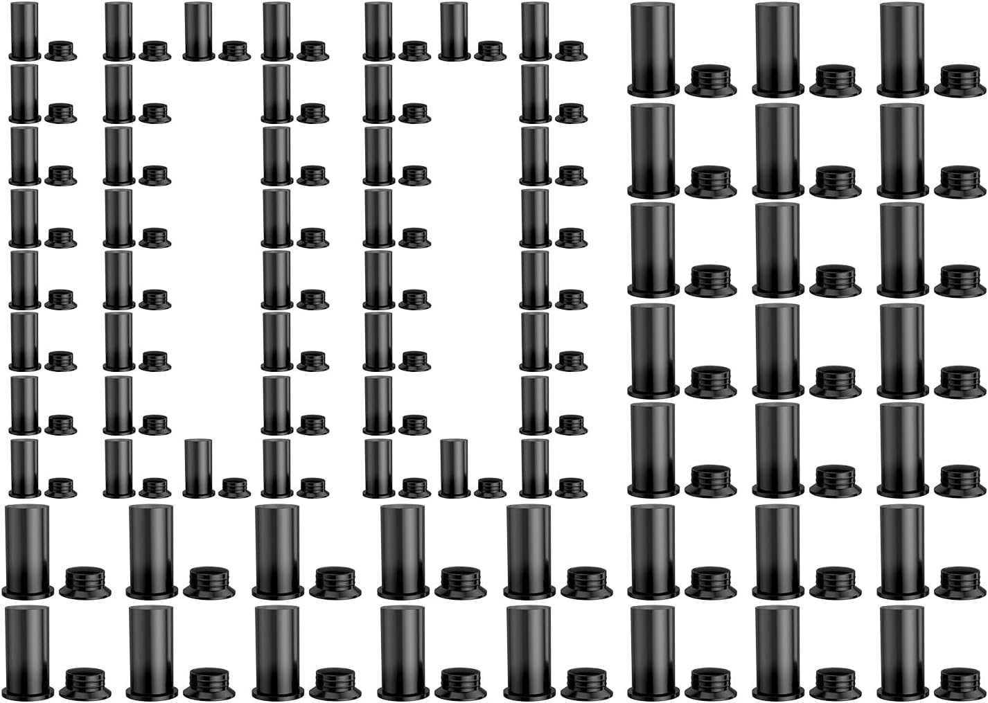 100 Pairs Solar Connector Caps for Weather Resistant Protection