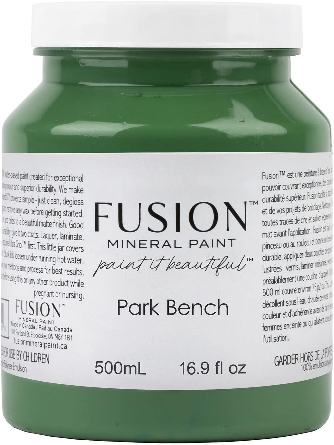 Fusion Mineral Paint 500 ml Park Bench - All In One Solution