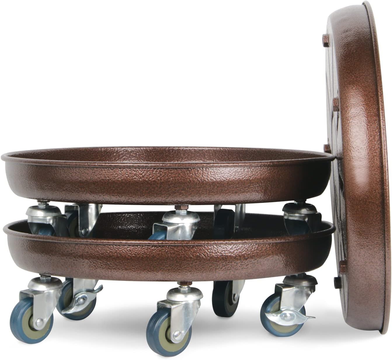 2 Pack Plant Caddy 14 Inches Heavy Duty Stand with Wheels