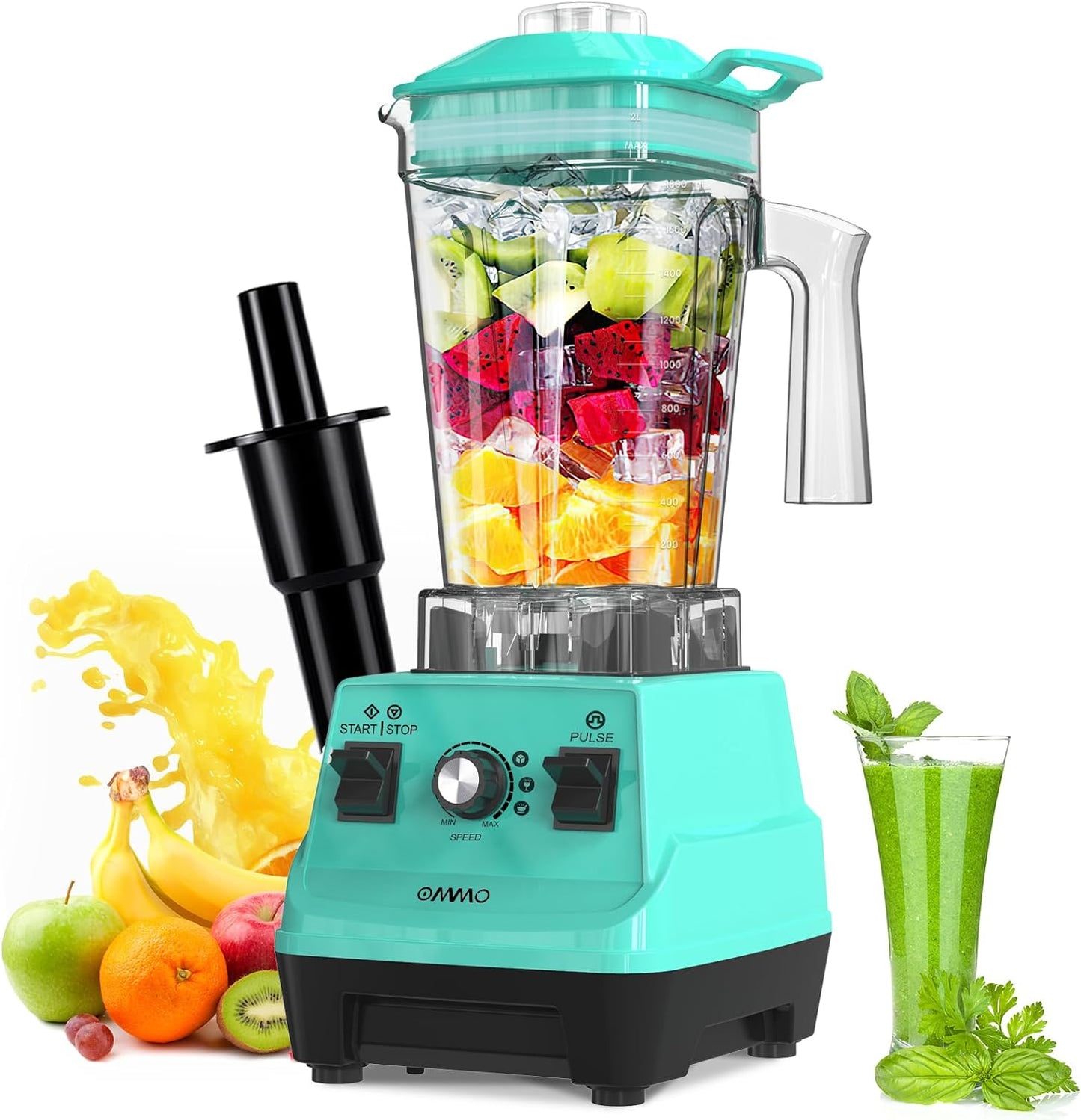 OMMO 1800W High Speed Blender - Blend Anything Effortlessly