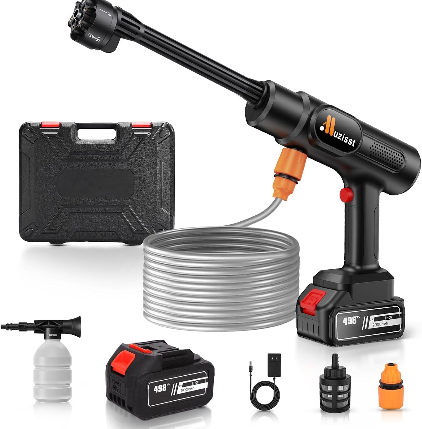 Portable 900PSI Cordless Pressure Washer - Muzisst