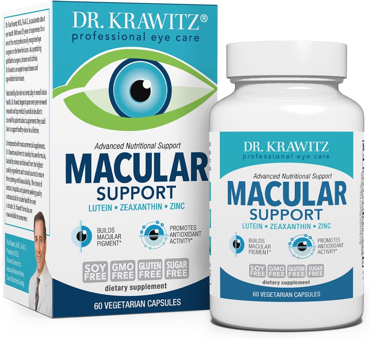 Macular Support with Lutein and Zeaxanthin for Eye Health