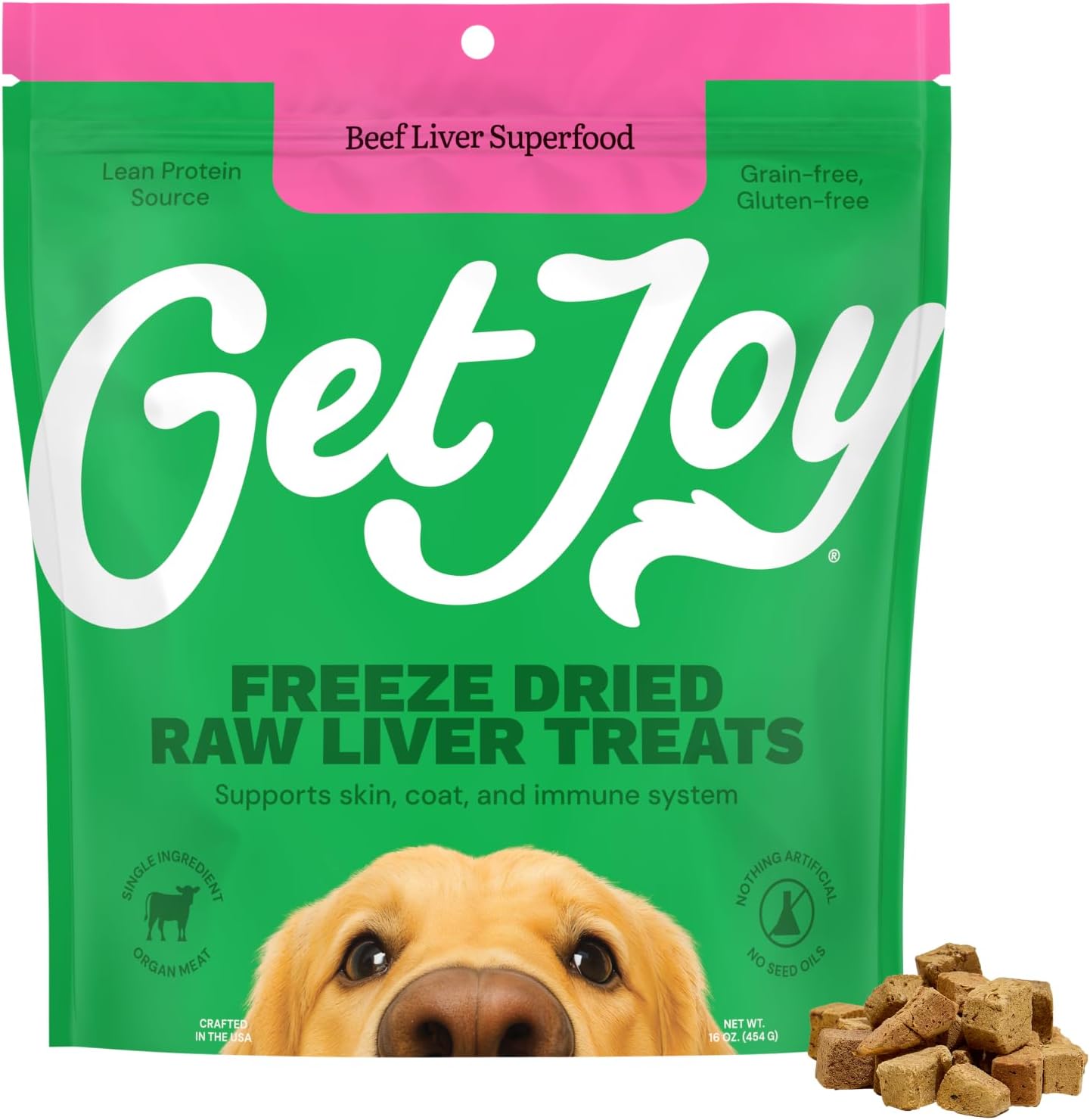 Get Joy Freeze Dried Beef Liver Dog Treats for Healthy Pets