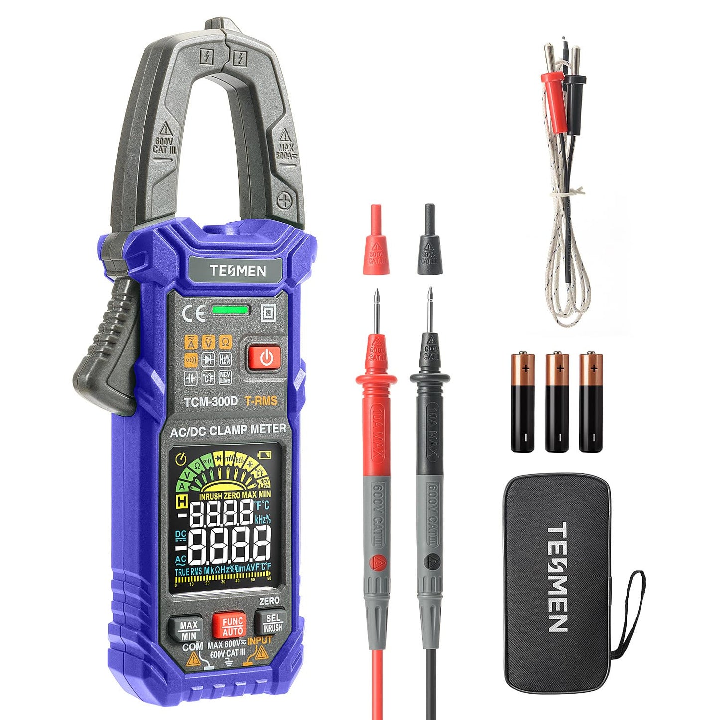 TCM-300D Digital Clamp Meter for Accurate Current Measurement