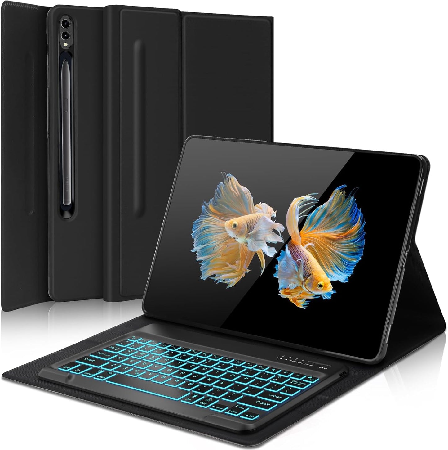 Galaxy Tab S10 Ultra Keyboard Case with Backlit Wireless Keyboard