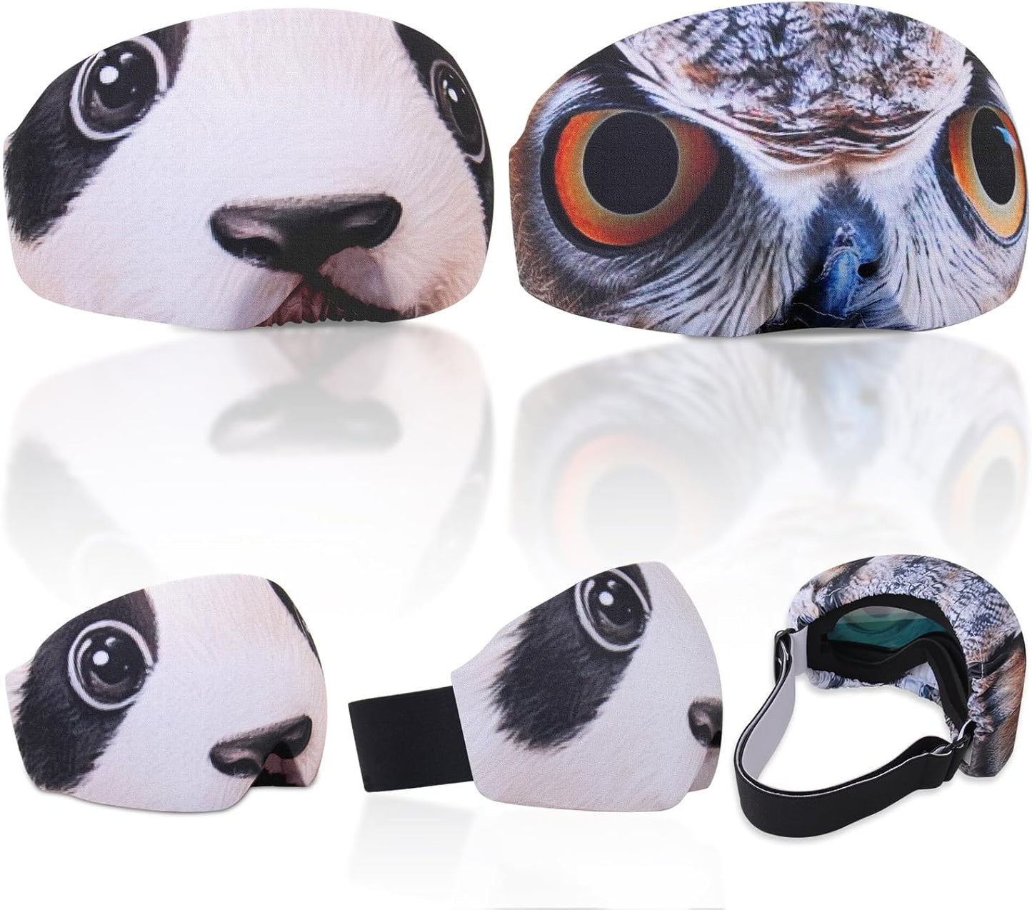 Protective Microfiber Ski Goggle Covers - 2 Pcs