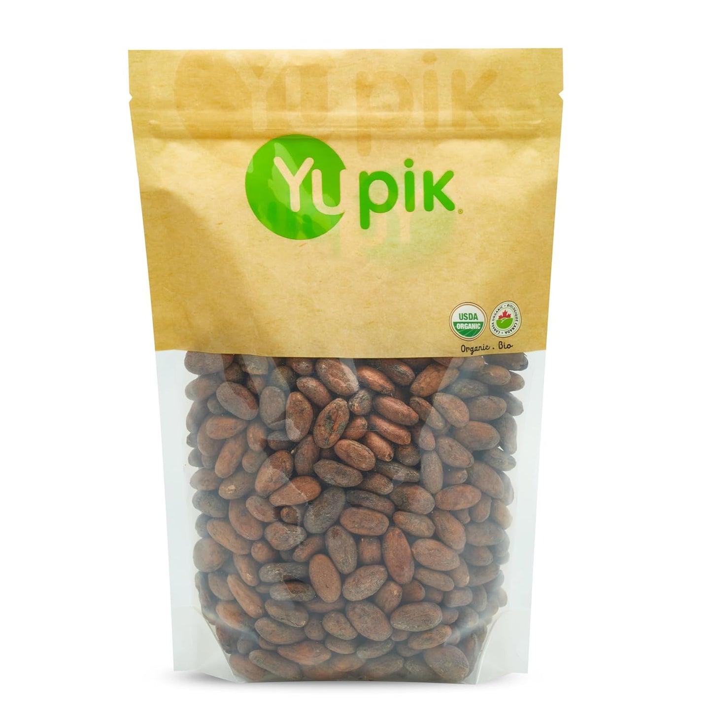 Yupik Organic Raw Cacao Beans for Baking & Chocolate Making