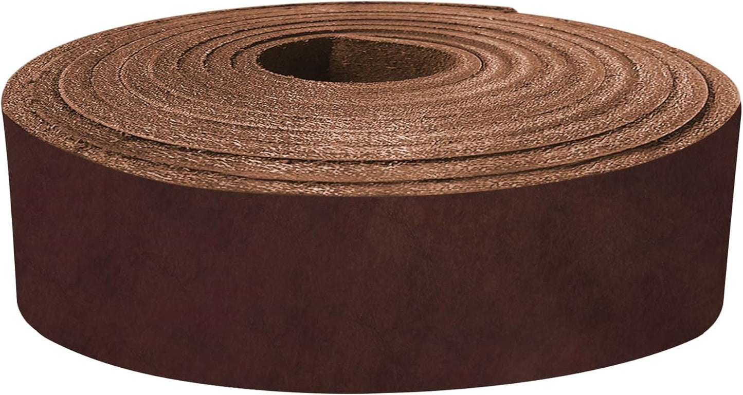 Latigo Leather Belt Straps for DIY Crafts - Heavy Duty Quality