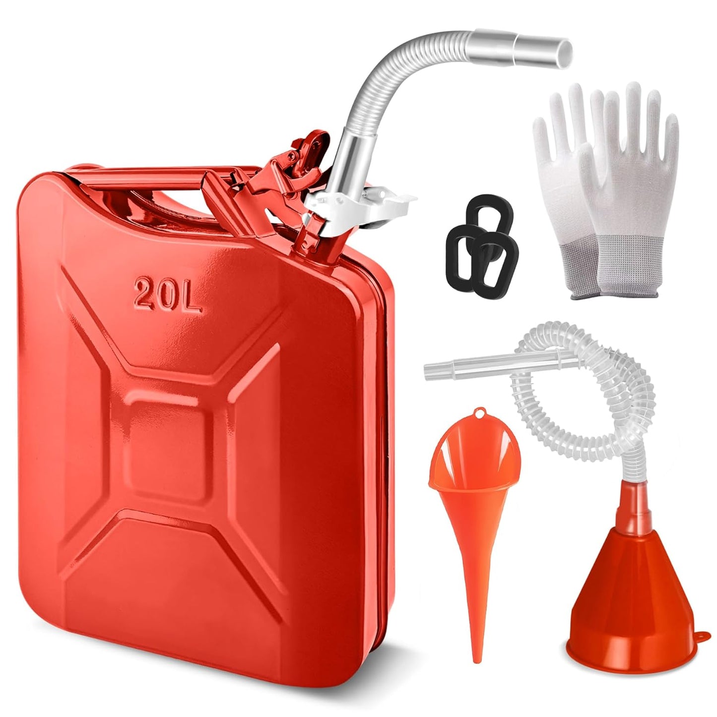 5 Gallon Metal Container with Spout System for Easy Use