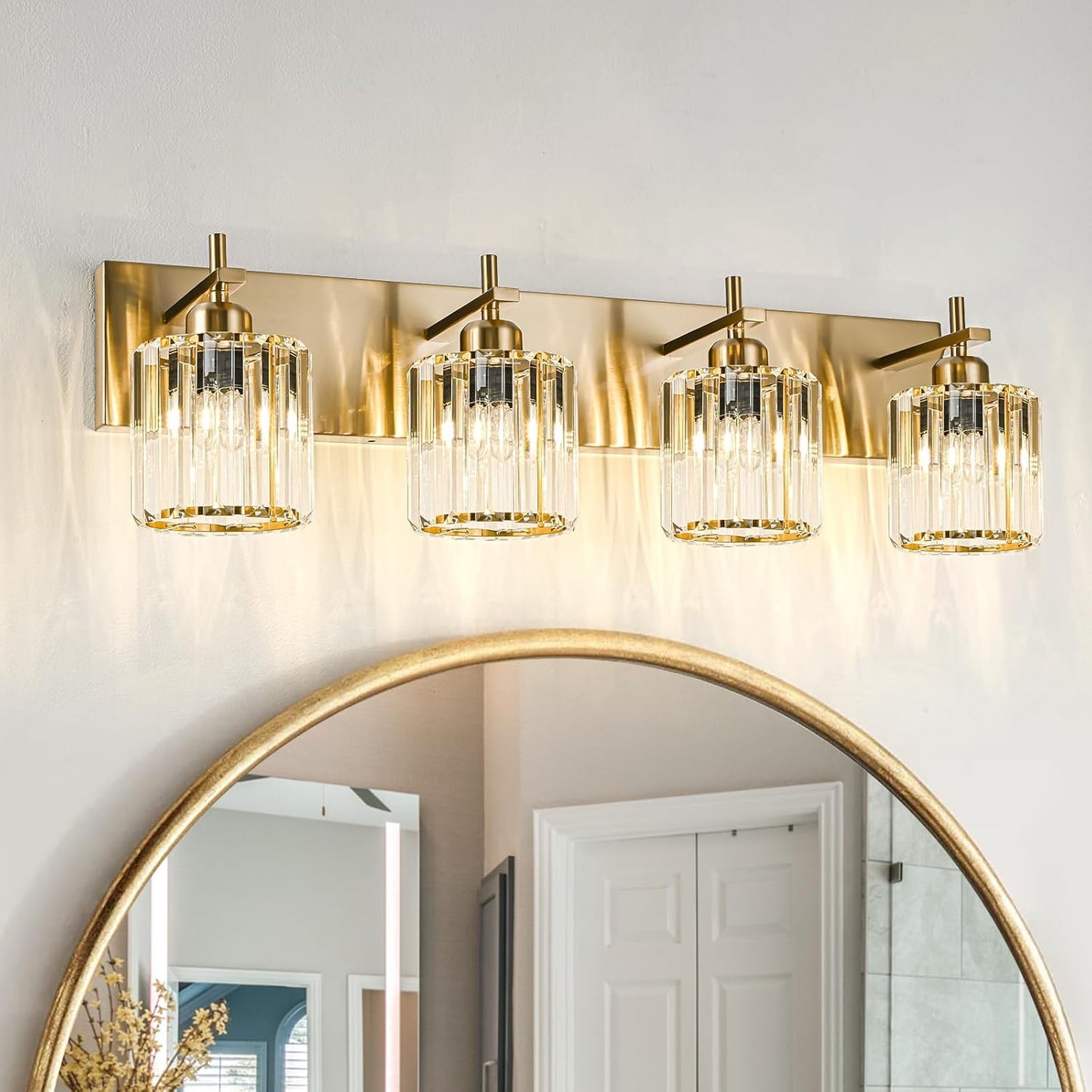 Modern Crystal Bathroom Vanity Lights for Elegant Home Decor