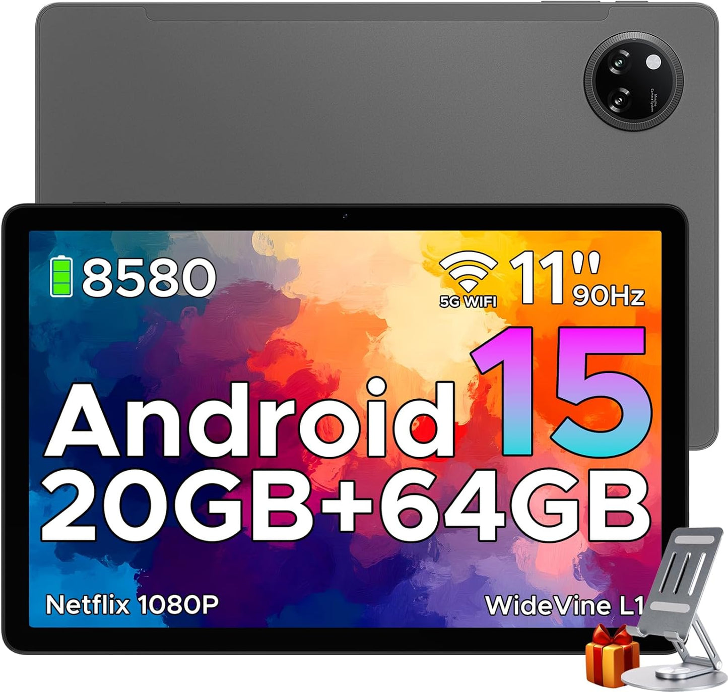 DOOGEE Tab A9+ Android 15 Tablet with 11 inch HD Display