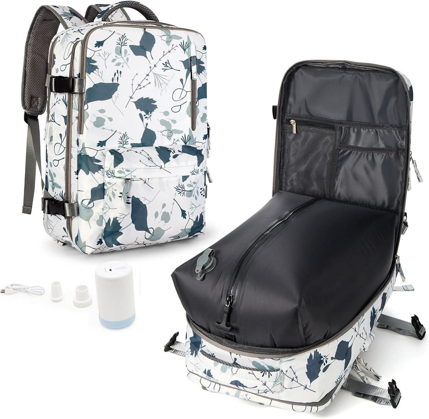 WONHOX Large Travel Backpack for Business and Flight Approved Use