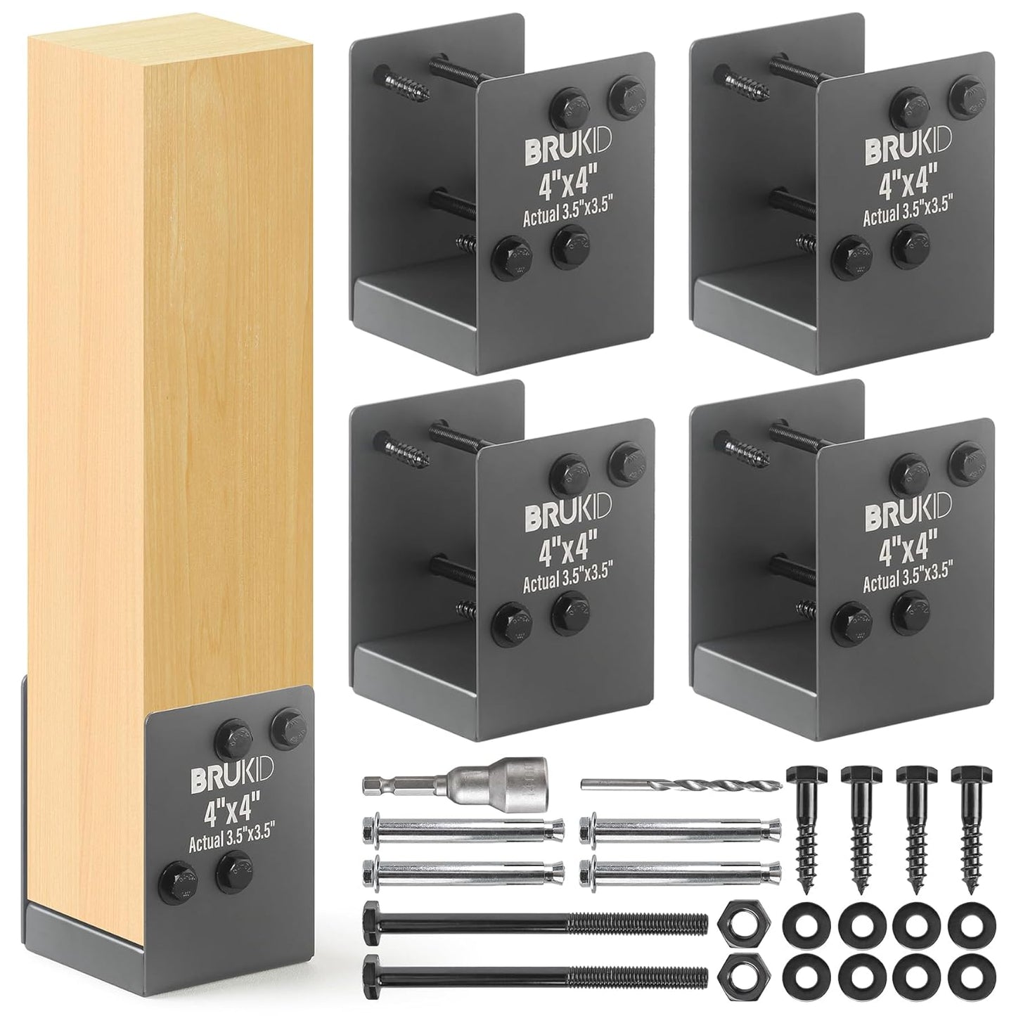 Stainless Steel Deck Post Base Bracket for Secure Installations