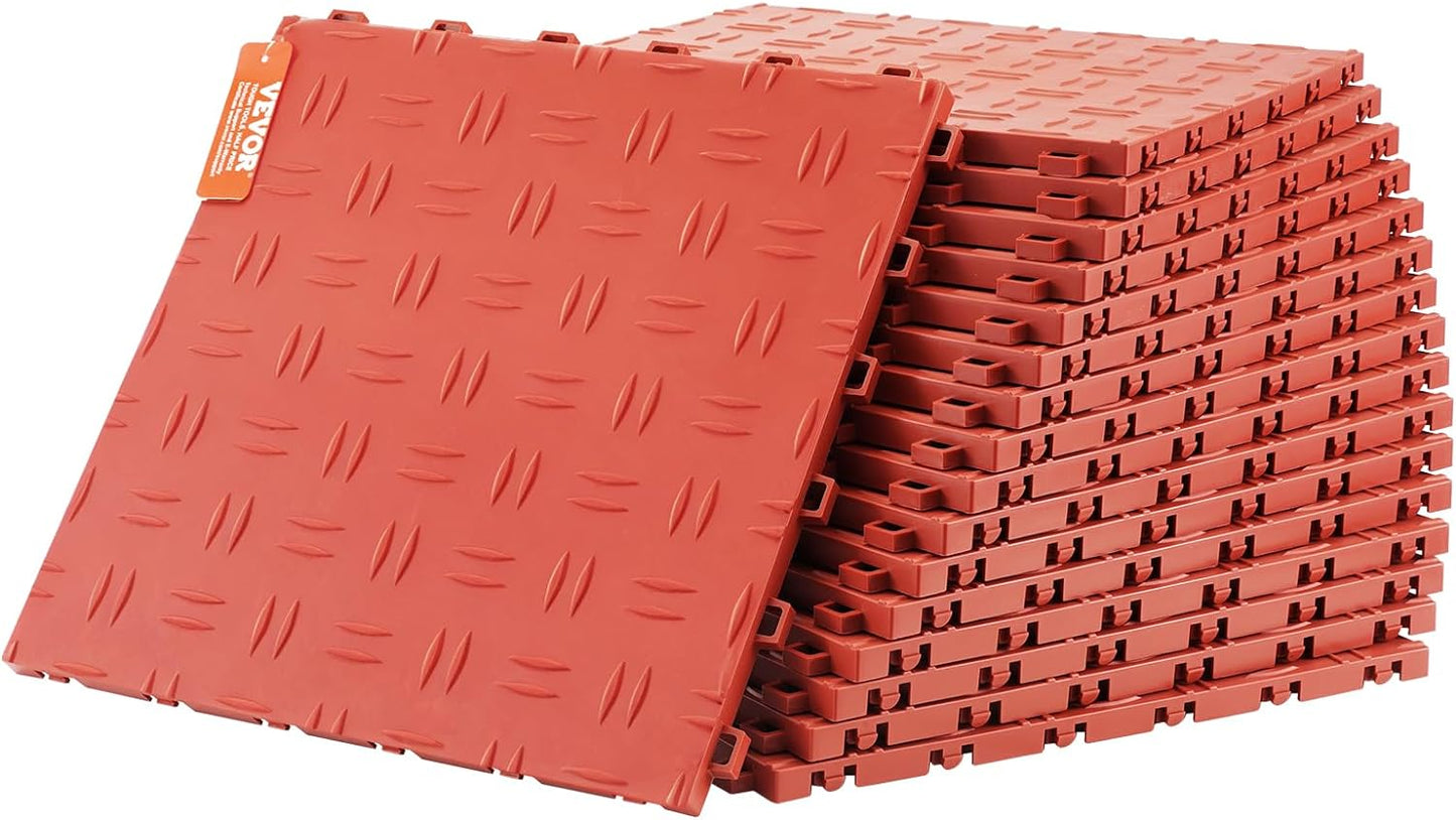 VEVOR Interlocking Floor Covering Tiles for Garages and More