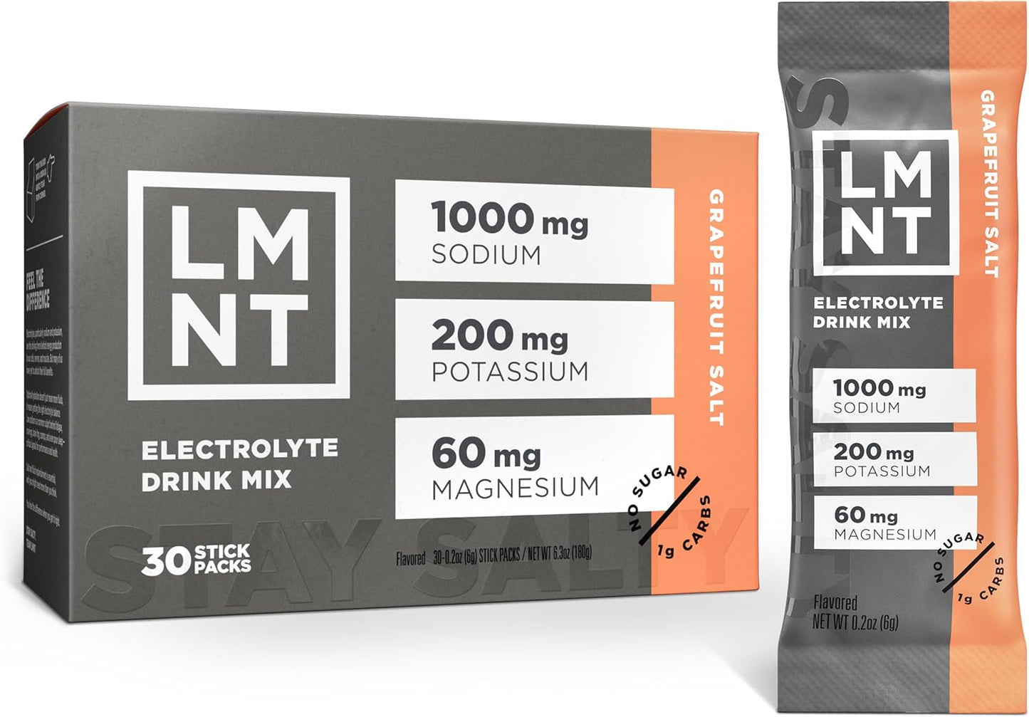 LMNT Zero Sugar Electrolytes - Grapefruit Salt Drink Mix Review
