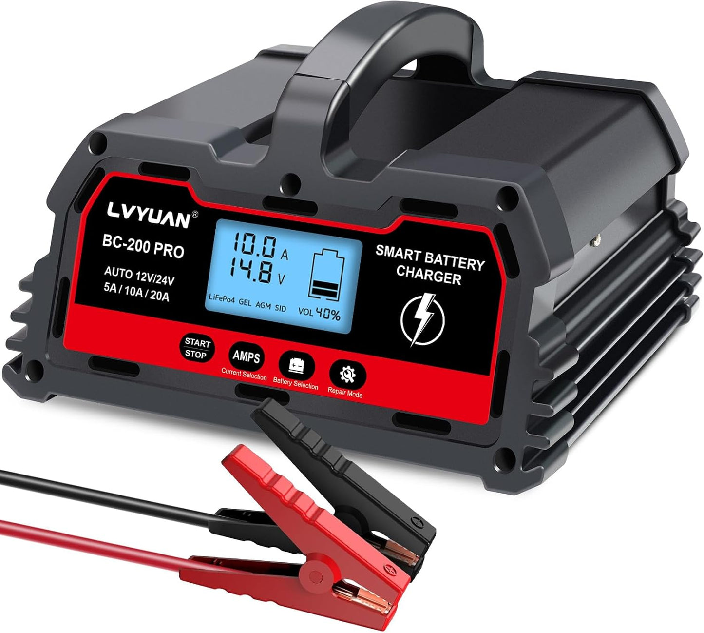 LVYUAN Smart Battery Charger 10A/20A