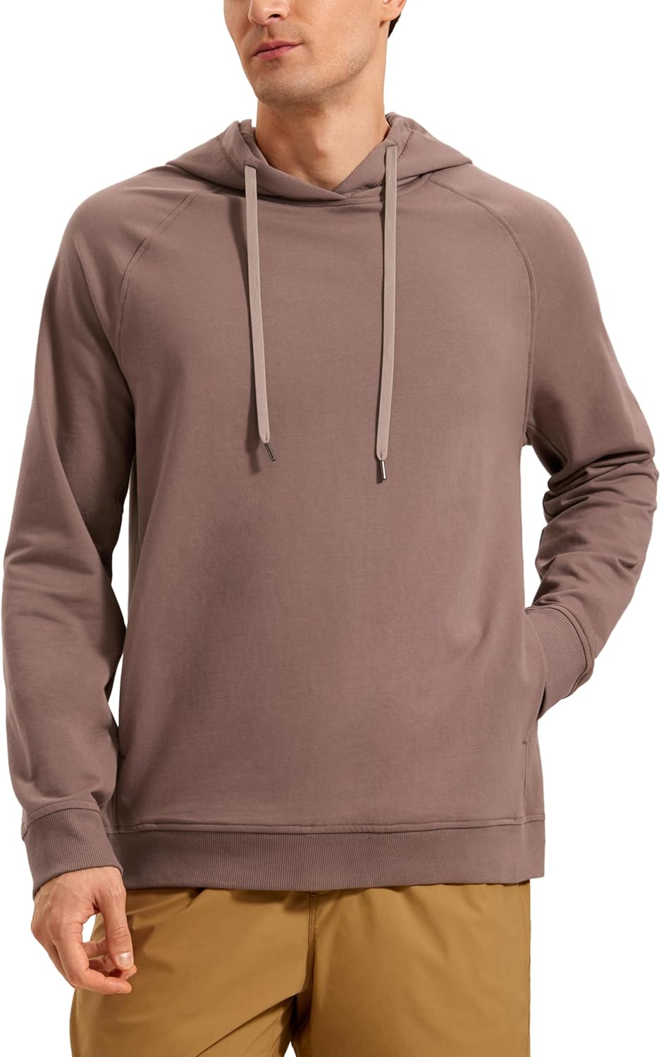 CRZ YOGA Hoodies for Men - Comfortable Athletic Pullover Tops
