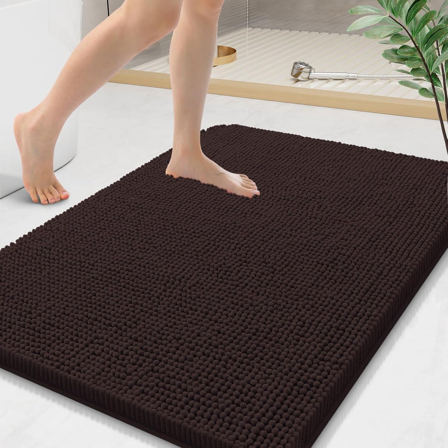 Arotive Bathroom Rugs 36x24 Extra Soft Chenille Non-Slip Mats