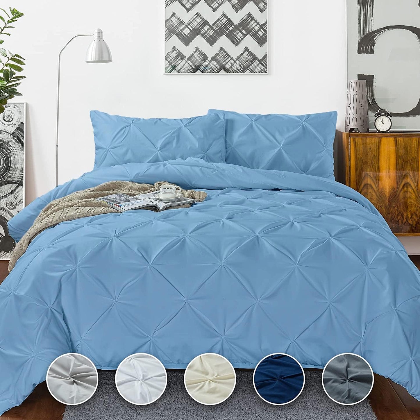 Luxuriate Hotel 1000-TC Egyptian Cotton Duvet Cover Set