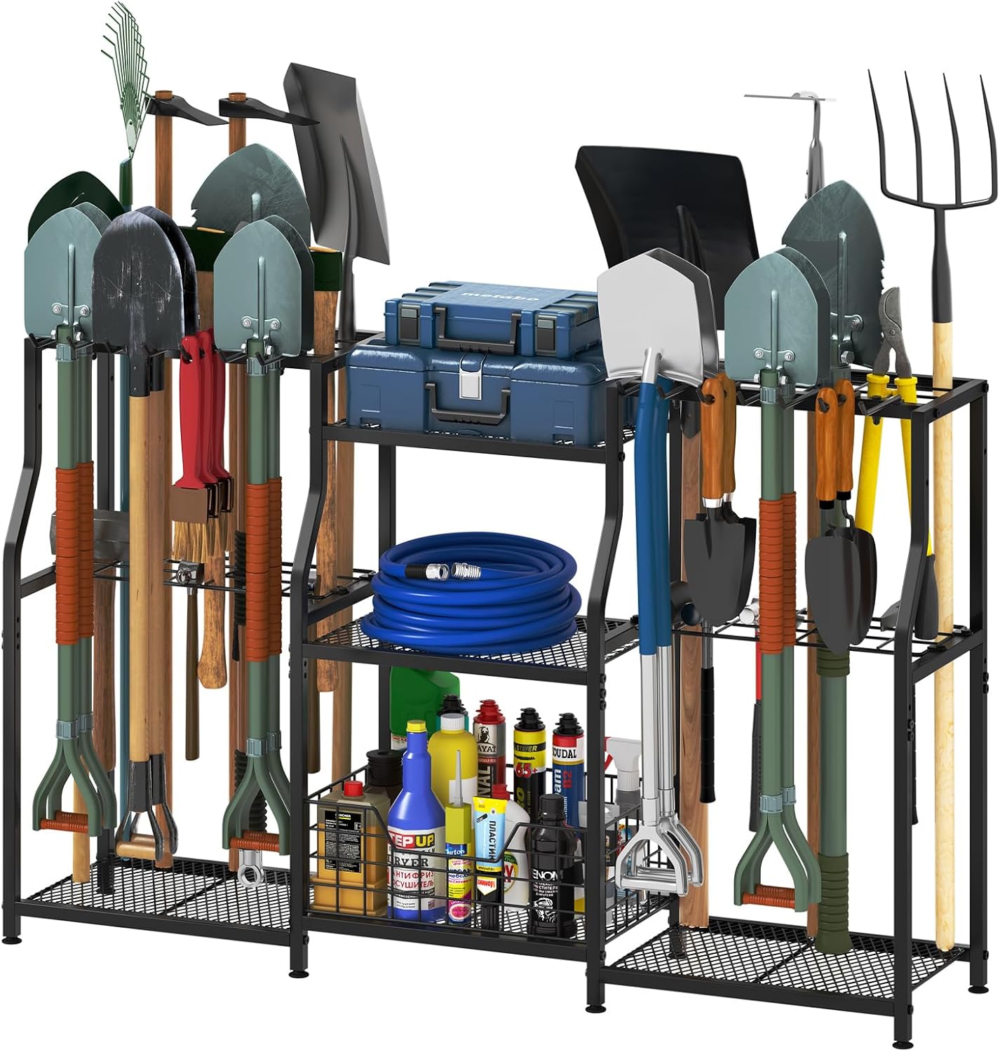 Heavy Duty Garden Tool Organizer for Efficient Storage Solutions