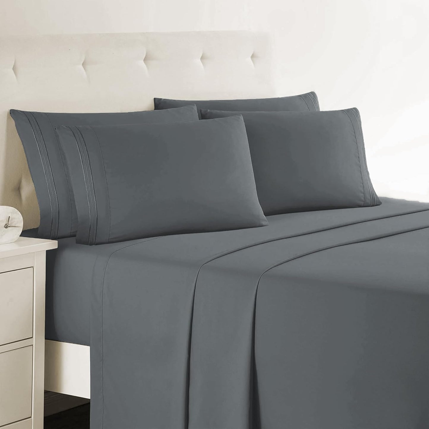 Clara Clark Queen Sheets Set - Luxury Microfiber Bedding Softness