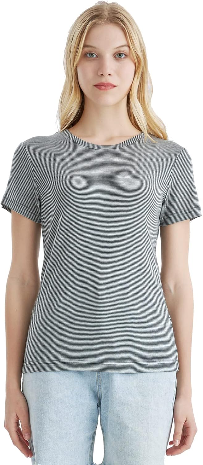 Merino Wool T Shirts for Women - Odor Resistant and Chic