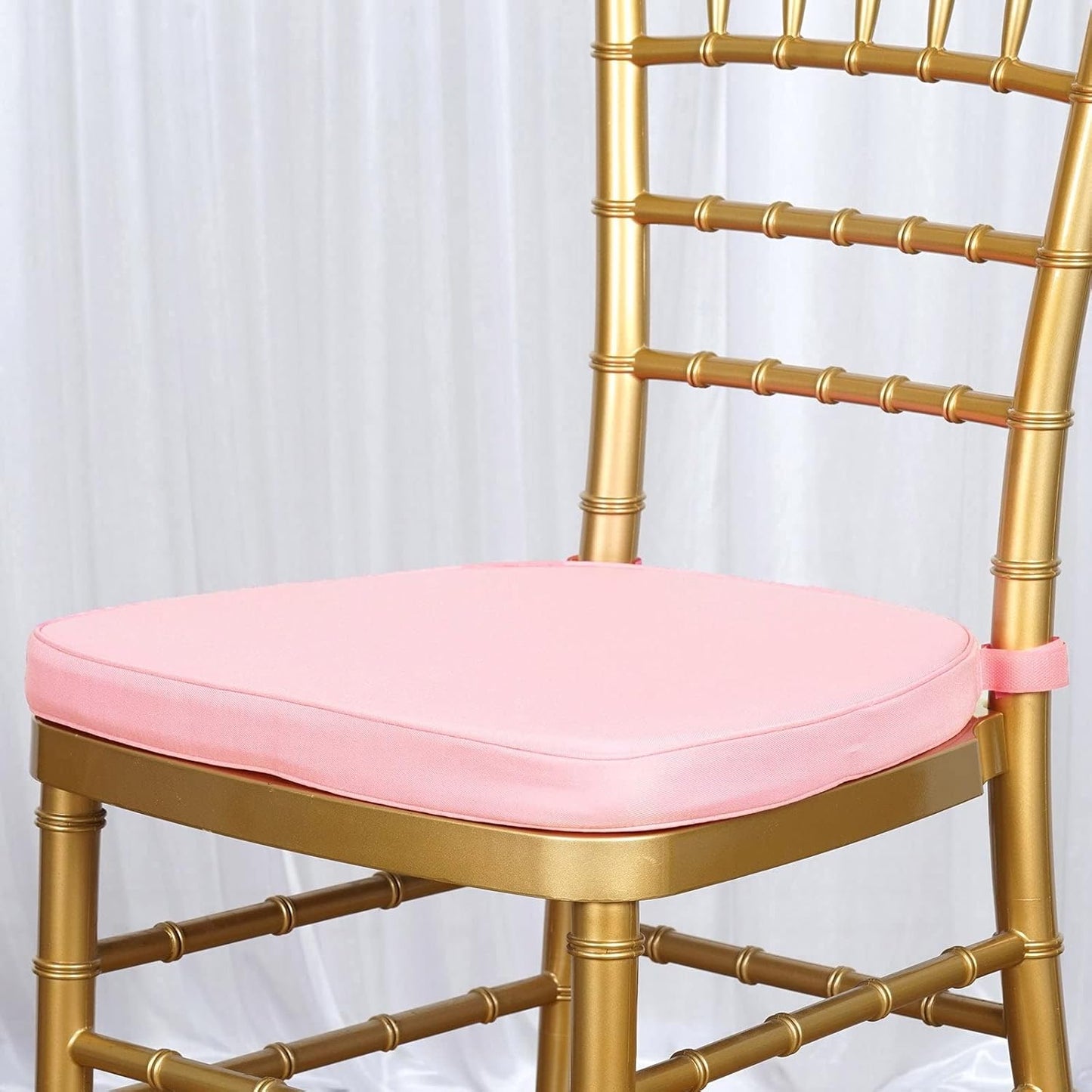 Blush Pink Chiavari Chair Cushion for Elegant Party Events
