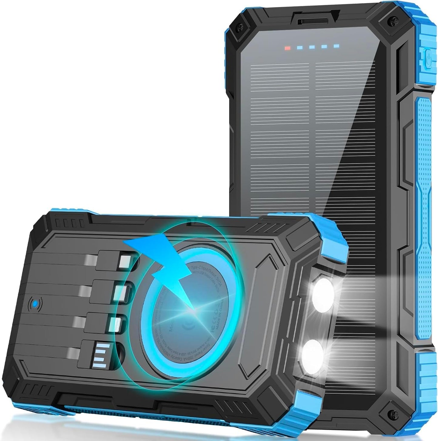 Wireless Solar Power Bank 49800mAh - Fast Charge Everywhere