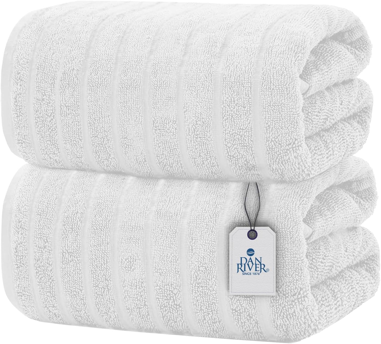 Luxurious Oversized Bath Towels Set of 2, Soft & Quick Dry