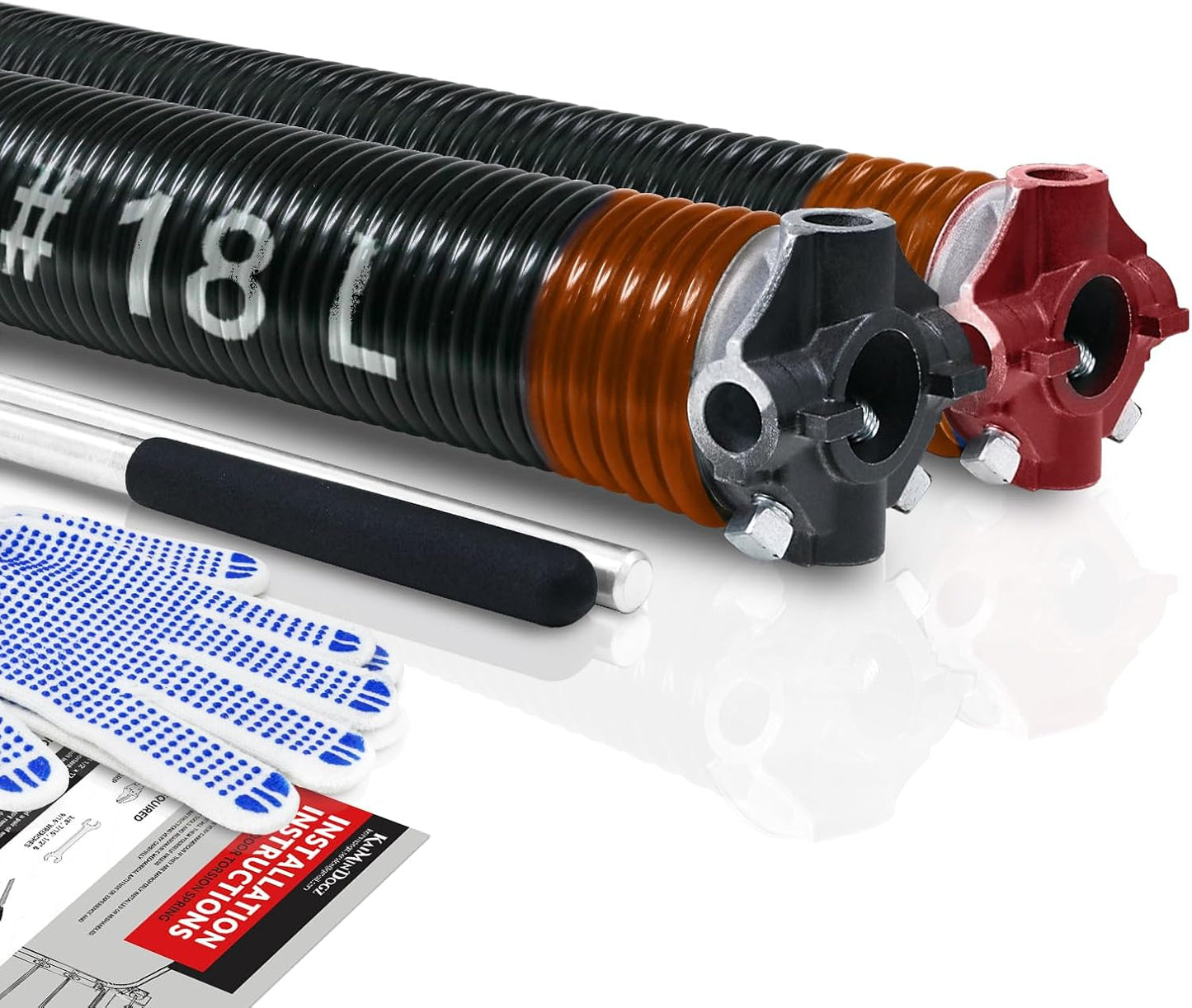 High Quality Garage Door Torsion Springs Set with Winding Bars