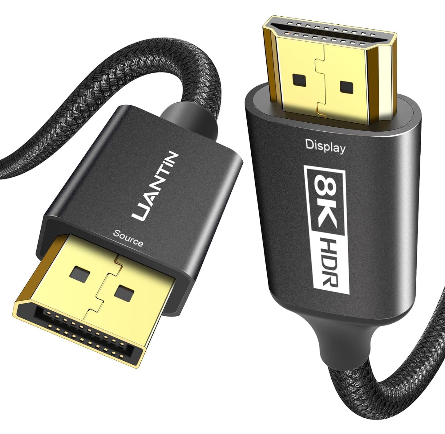 8K DisplayPort to HDMI Cable - Ultra-Fast Speeds!