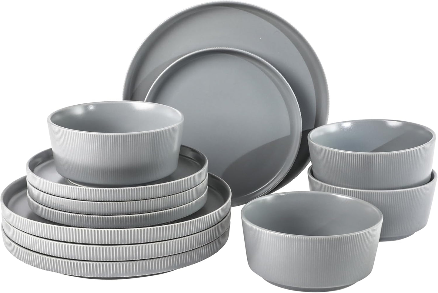 Gibson Home Dempsey Road 12-Piece Dinnerware Set for 4