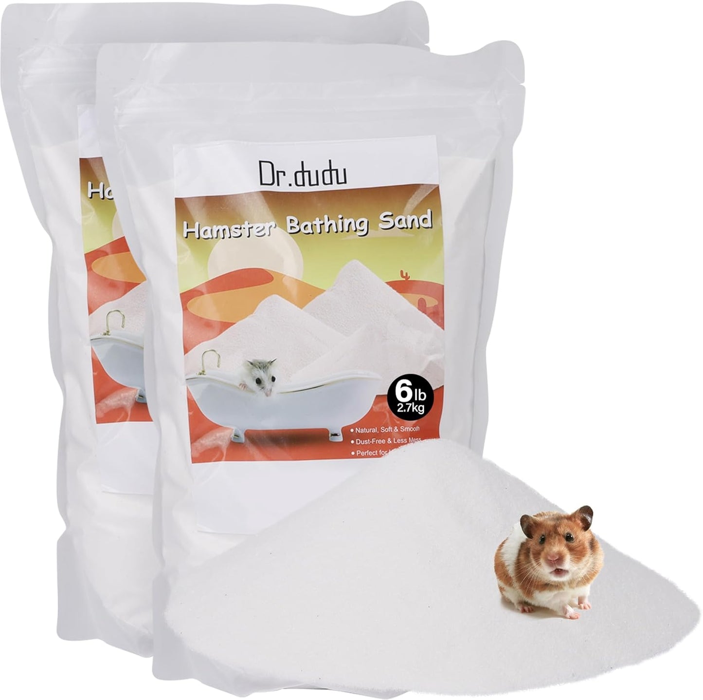 Natural Hamster Bath Sand for Cleanliness and Grooming Needs