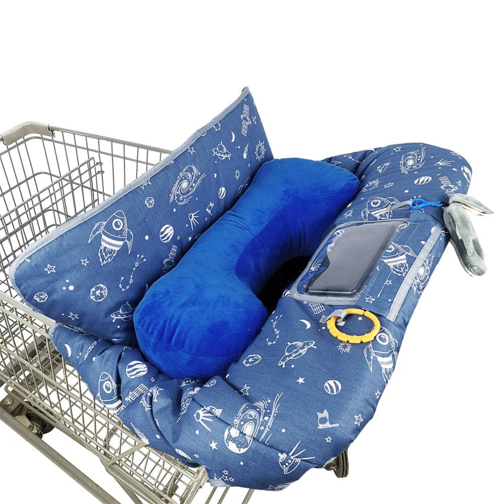 Shopping Cart Cover for Baby with Cozy High Chair Protection