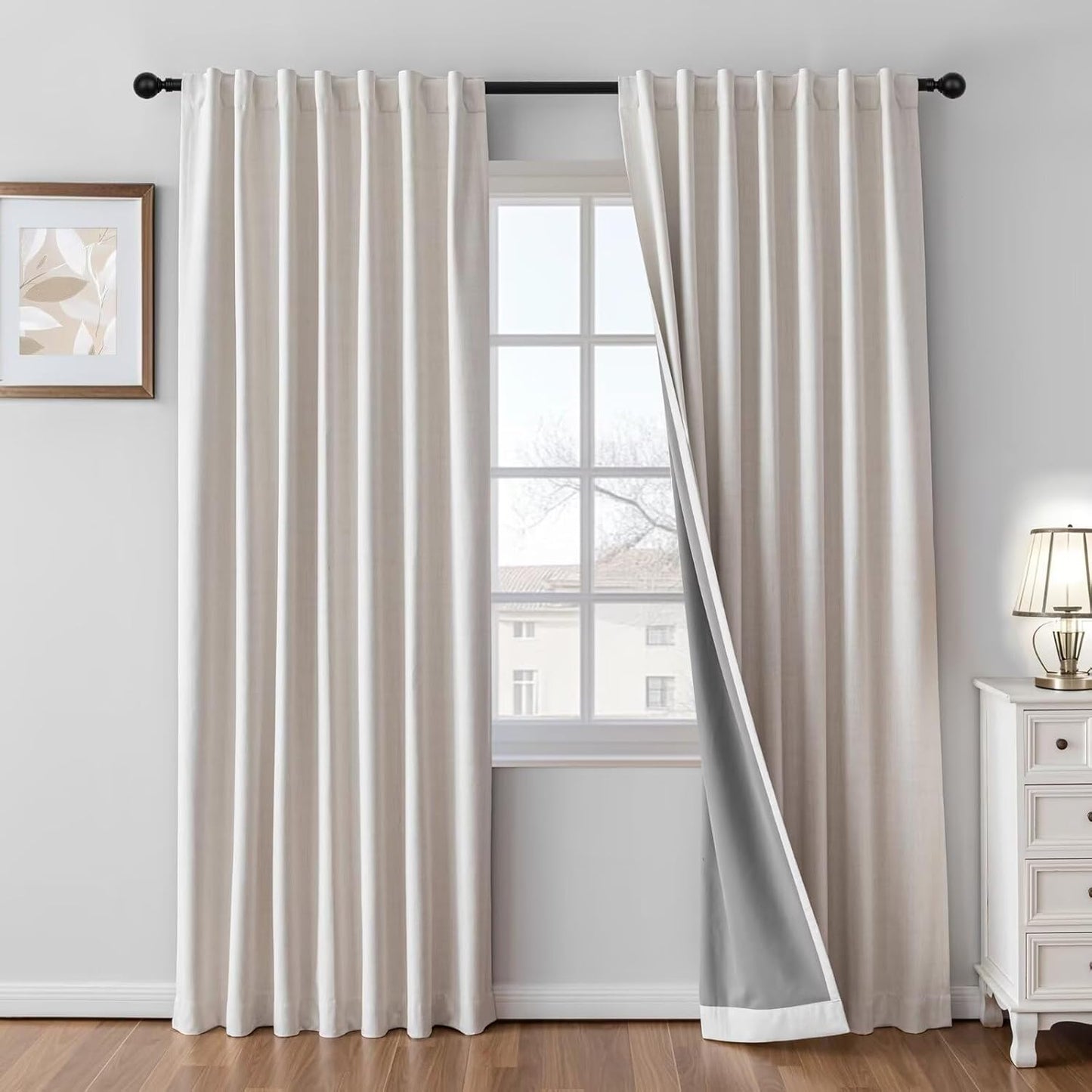 100% Blackout Curtains for Bedroom and Living Room Decor