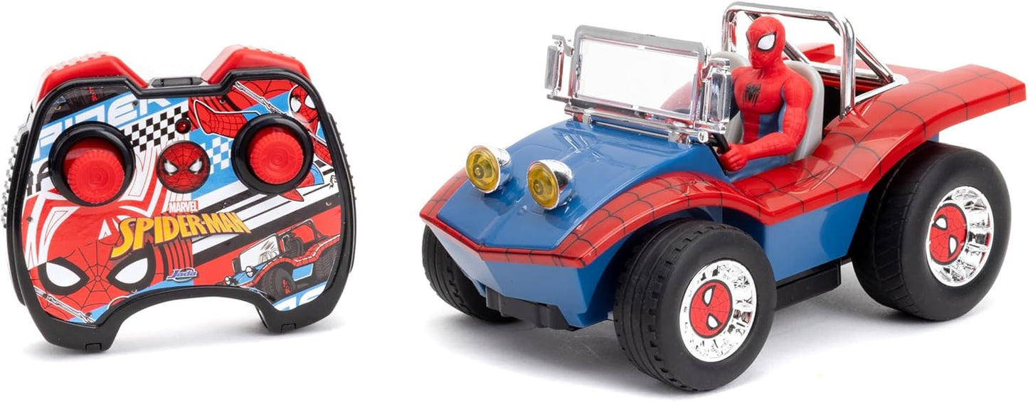 Jada Spider-Man RC Buggy with Turbo Button for Exciting Play