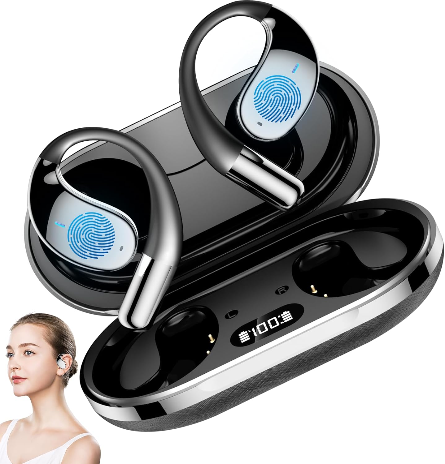 VOYOCUGE Translation Earbuds: Real-Time 144 Languages!