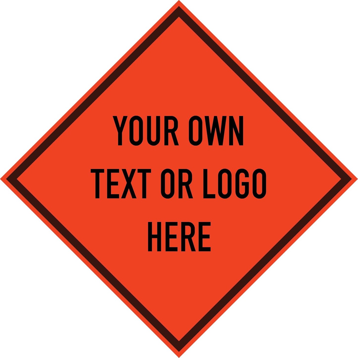 OrangeGear 48in x 48in MUTCD Compliant Safety Mesh Signs