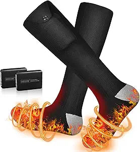 Heated Socks for Men Women - 5V Solution for Cold Toes