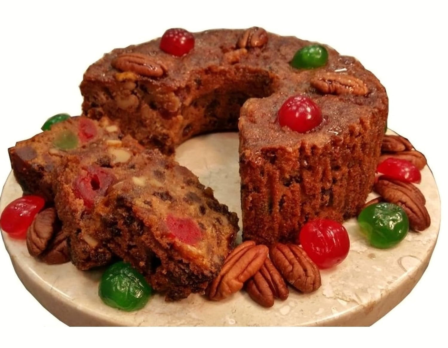 Assumption Abbey Fruit Cake in Traditional Tin, 2 lbs Delight
