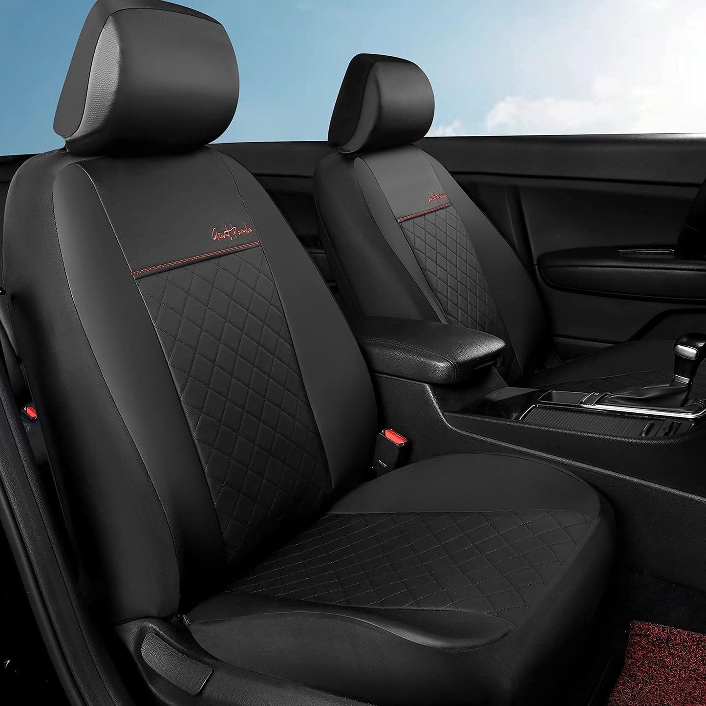 GIANT PANDA Car Seat Covers for Front Bucket Seats, Stylish Design