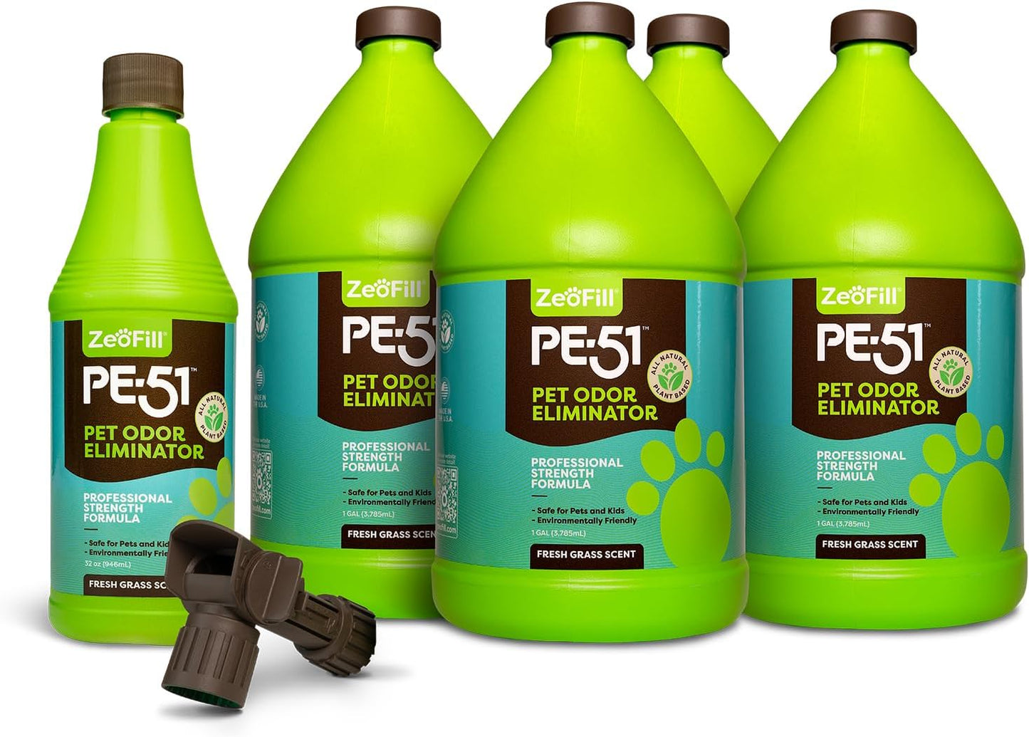 PE-51 Pet Odor Eliminator - Professional Strength Enzyme Cleaner