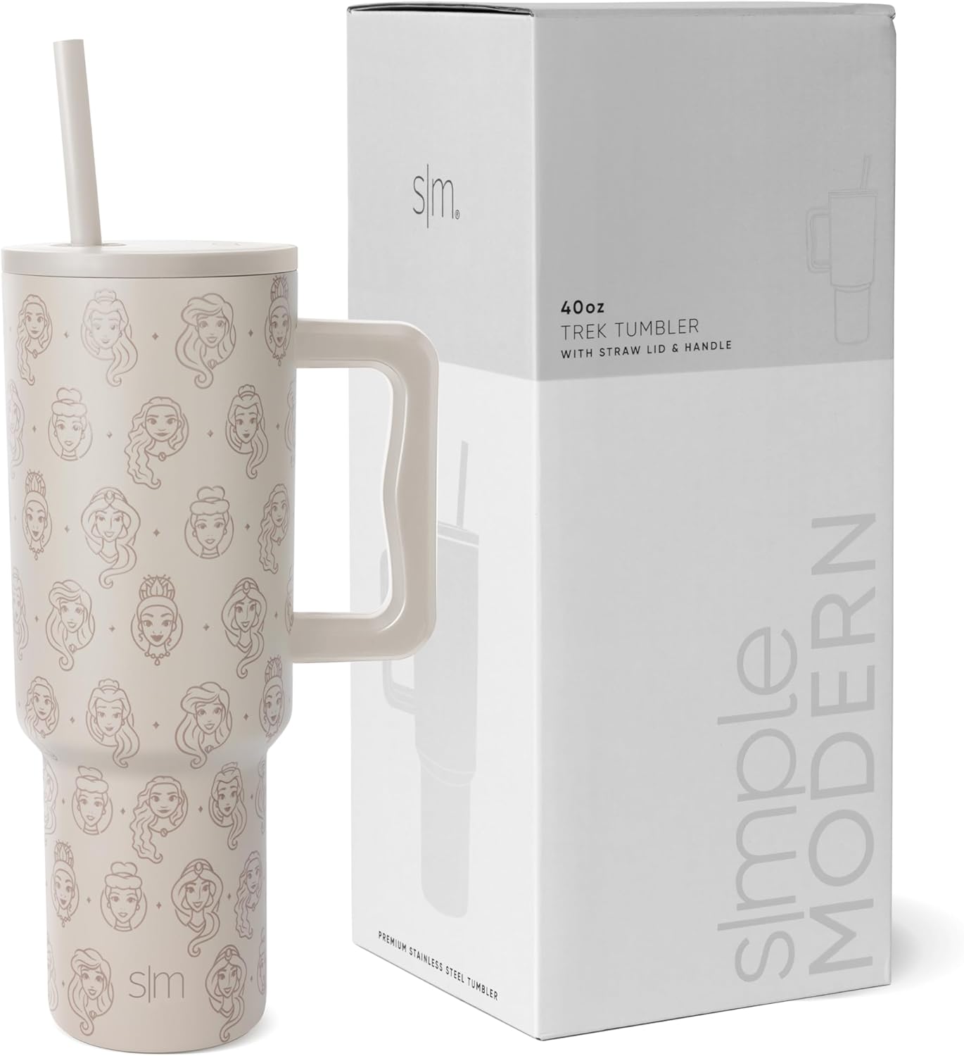 Simple Modern Disney 40 oz Tumbler with Handle for Travel